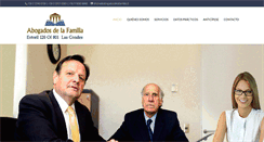 Desktop Screenshot of abogadosdelafamilia.cl